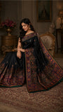 Emrald Green Heritage Paisley Saree