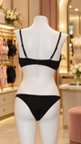 Noir Luxe Chain Lingerie Set
