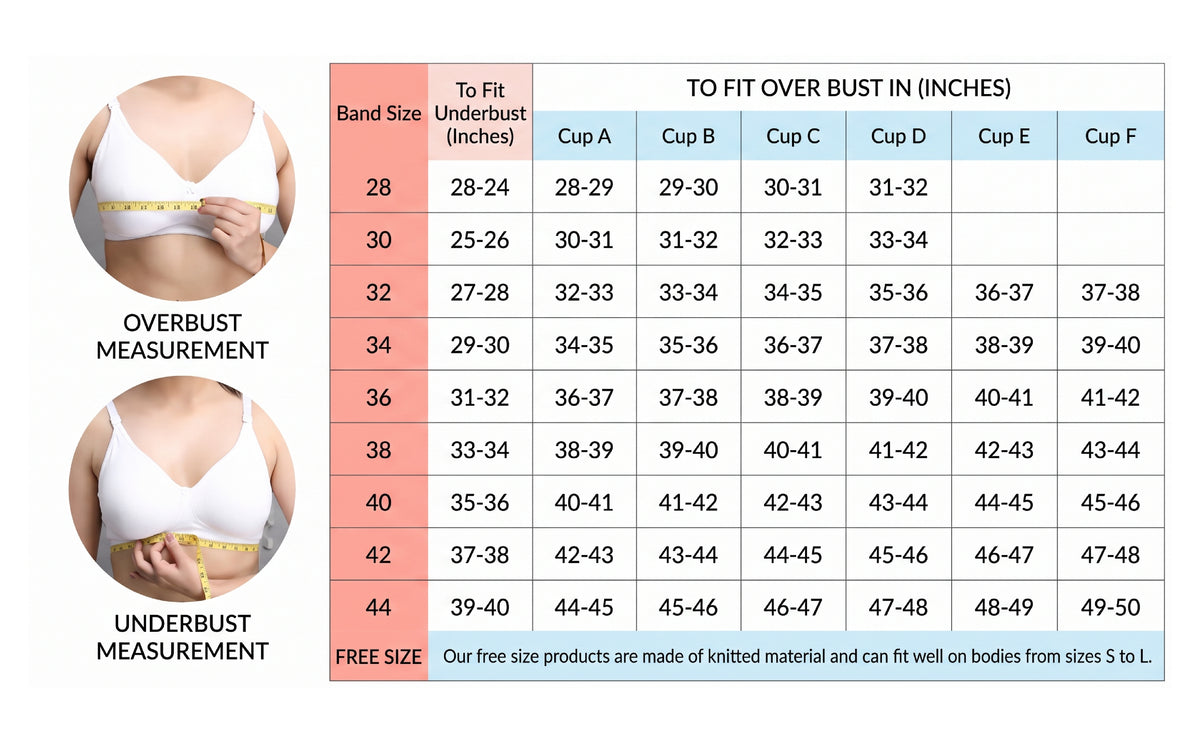 Bra Size Chart