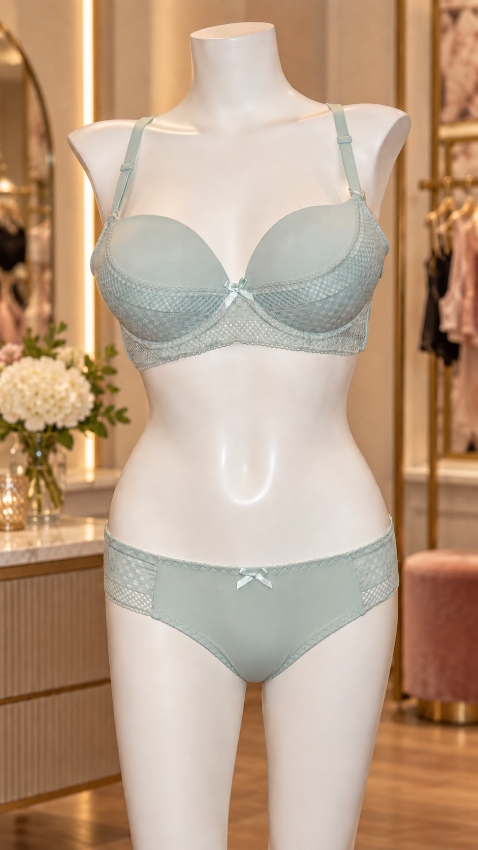 Mint Grace Comfort Lingerie Set