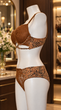 Caramel Wild Lace Lingerie Set