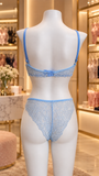 Sky Bloom Lace Lingerie Set