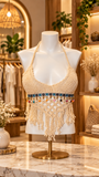 Boho Pearl Crochet Bralette