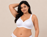 Curvy Comfort Bra (Plus Size Bra|Full Coverage Bra|Non-Padded|Wire-Free)