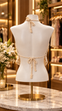 Ivory Twist Crochet Halter Top